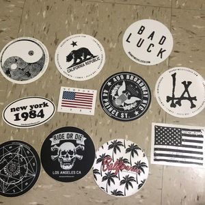 FREE STICKERS WITH PURCHASE